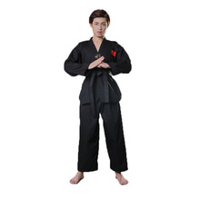 High quality Cotton Mooto taekwondo dobok children adult WTF Taekwondo suit clothing Taekwondo Uniform Karate sanda Clothes T08 2024 - buy cheap