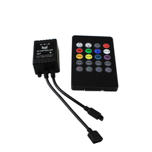 mini ir music Controller led rgb controller with 20Key IR remote DC 12-24V 6A 3 channel for 5050 3528 5630 RGB LED Strip 2024 - buy cheap