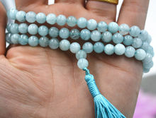 6mm stone Buddhist Natural 108 Prayer Beads Mala Bracelet Necklace AA 2024 - buy cheap