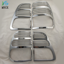 For Toyota Land Cruise 4500 LC100 FJ100 1998-2004 ABS Chrome accessories plated Rear Light Lamp Cover Trim Tail Light Cover 4pcs 2024 - buy cheap