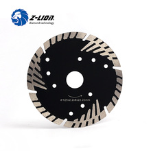 Z-LION  5" 125mm Diamond Saw Blade Granite Stone Cutting Segmented Turbo Teeth Slant Protection Concrete Cutting Disc 2024 - buy cheap