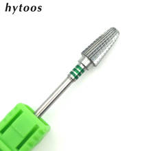 HYTOOS Tungsten Carbide Nail Drill Bit 3/32" Foot Cuticle Clean Bits For Manicure Pedicure Electric Nail Drill Accessories 2024 - buy cheap