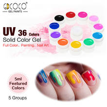 GDCOCO supply venalisa 5ml 36 color soak uv/led nail art DIY design gel nail polish lacquer nail design painting gel ink 2024 - buy cheap