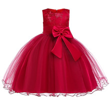 2021 crianças aniversário princesa vestido de festa menina do bebê rendas criança elegante vestido roupas da menina do bebê roupas criança vestido 2024 - compre barato