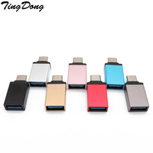 TingDong-Adaptador de Cable OTG tipo C a USB 3,0, convertidor para Samsung, Huawei P20, OTG, RL88, SGA998 2024 - compra barato