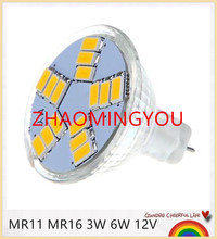 Bombillas Led MR11 de 3W, 4W, 5W, 9LED, 12LED, 15LED, 5730SMD, foco blanco cálido/blanco, 12V, 1 unids/lote, nuevo 2024 - compra barato