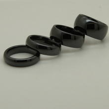 10mm width  classic dome black hi-tech scratch proof ceramic ring 1pc 2024 - buy cheap