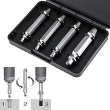 4pcs Damaged Screw Extractor Drill Bits Guide Set Broken Speed Out Easy out Bolt Stud Stripped Screw Remover Tool 2024 - buy cheap
