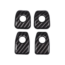 4 Uds., estilo de fibra de carbono, Pin de puerta Interior de coche, cubierta de bloqueo, embellecedor, embellecedor, adhesivo, molduras para BMW X5 2014-2018 X6 2015-2018 2024 - compra barato