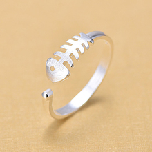 Classic Accessories 925 Sterling Silver Rings Open Finger Fish Rings For Women New Mothers Day Bridesmaid Gifts 2024 - buy cheap