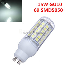Gu10 свет 69 LED SMD5050 светодиодные лампы Освещение лампы 360 градусов светодиодные свечи лампочки теплый белый/холодный белый AC220V 2024 - купить недорого