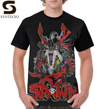 Spawn t shirt spawn t-shirts praia homem gráfico camiseta impressão de manga curta 100 por cento poliéster 6xl bonito tshirt 2024 - compre barato