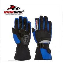 MADBIKE Knight-guantes cálidos impermeables para motocicleta, Manoplas de algodón para esquiar y carreras, protección integrada, otoño e invierno, novedad de 2018 2024 - compra barato