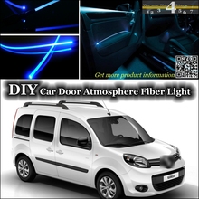 Banda de fibra óptica para iluminación de interior, luz de ambiente, tuneado, para Renault Kangoo, Panel de puerta interior, no EL 2024 - compra barato