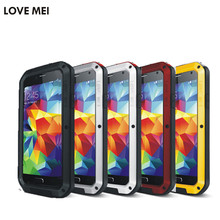 Love mei powerful waterproof metal phone cases cover for samsung galaxy S5 S6 S7 edge plus note 2 3 5 4 Edge A3100 A5 A7 A9 case 2024 - buy cheap