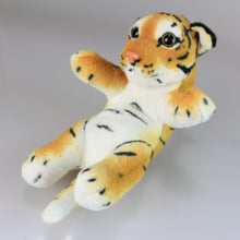 small cute plush simulation yellow tiger toy high quality naughty tiger doll gift about 16x9x21cm 2815 2024 - buy cheap