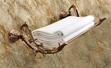 FREE SHIPPING new design Rose GOLD towel shelf towel rack 2024 - buy cheap