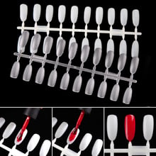 5pcs/lot Professional Scrub Fake Nail Art Display Practice Nail Polish Color Card Showing Shelf False Nail Care Tools 2024 - buy cheap