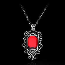 The Mortal Instruments: City Of Bones Deadly Isabel Red Crystal Angel Alloy Pendent Necklace New Arrival Vintage Gift For Fans 2024 - buy cheap
