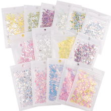 10g about 1000pc Mix Star Moon Transparent Loose Sequins Glitter Paillettes For Nail Art Manicure/Sewing/Wedding Decoration 2024 - buy cheap