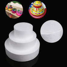 4/6/8inch Round Cake Foam Mould Sugar craft Dummy Party DIY Patrice Model Cake Foam Mould Kitchen Accessories 2024 - buy cheap