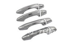 Car Styling Chrome Door Handle Cover With Keyless Access For Hyundai Santa Fe 2013 up 2024 - buy cheap