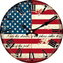 MEISTAR World Cup Russia 2018 Fashion Wooden Flag Wall Clock Silent Living Study Room Clock Wall Art Watches Vintage Large Clock 2024 - buy cheap