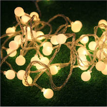 7.5M Fairy Garland 50LED Ball String Lights Waterproof For Christmas Tree Party Wedding Home Indoor Decoration EU US plug 2024 - buy cheap