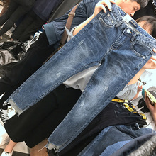 High Waist Boyfriend Jeans Women Fashion Jeans Ladies Denim Ankle Length Harem Pants Casual Forking Jeans Plus Size 2024 - buy cheap