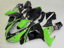 Kit de carenagem personalizado para motocicleta, para kawasaki ninja zx10r 06-2009 zx 10r 2006 2007, abs, verde, preto 2024 - compre barato