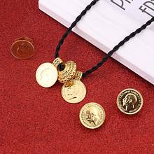 Ethiopian Cross Jewelry Set Women Men Gold Color Jewelry Africa Coin Cross Eritrea Habesha Jewelry 2024 - buy cheap