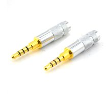 3.5mm 4 poles Male stereo phono Alloy Shell DIY Solder Adapter 2024 - buy cheap