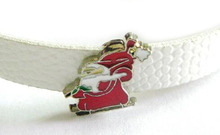 (20 , 50)PCS/lot 8MM Santa Claus Slide Charms Fit For 8mm DIY Wristband Bracelet As Christmas Gift 2024 - buy cheap