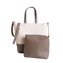 2 unids/set de bolso compuesto de moda para mujer, bolso de hombro de cuero de PU puro con borla, bolso de mano para mujer, bolso de compras grande para mujer 2024 - compra barato