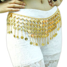 Belly dance accessories gold coins belly dance belt for women belly dance hip scarf 2024 - buy cheap