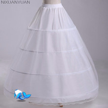 NIXUANYUAN Petticoat For Wedding Dress Tulle Women Underskirt jupon mariage Crinoline enaguas novia anagua de vestido de noiva 2024 - buy cheap