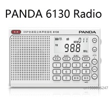 Полнодиапазонный радиоприемник PANDA 6130 для пожилых людей с зарядкой от литиевой батареи, для прослушивания на английском языке 2024 - купить недорого