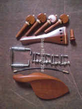 3 комплекта Jujube деревянные фитинги для скрипки 4/4 с струнным регулятором, хвостовыми кишками и зажимом для подбородка 2024 - купить недорого