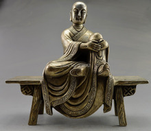 christmas decorations for home+  Collectible Decorated Old Handwork Tibet Silver Carved Buddha Sit Bench Statue  free  SHIPPING 2024 - buy cheap