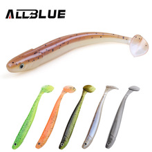 ALLBLUE New Vivid Worm Soft Lures Artificial Fishing Bait Jig Swim Shad Minnow Fishing Tackle Fishing Lures Peche 2024 - buy cheap