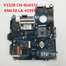 Placa-mãe para laptop 1520 v1520, alta qualidade, 0u653j, u653j, kml50 embutido, 100% testado 2024 - compre barato