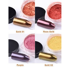 2g/Box Gold Sliver Nail Glitter Powder Shinning Nail Mirror Powder 2024 - buy cheap