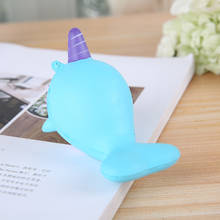 NNL190 Squishy slow rebound toy cartoon unicorn cute little whale toys For Children Birthday Funny Gift Antistress 2024 - buy cheap