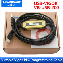 USB-VIGOR Adapter Suitable Vigor VH VB M Series PLC Programming Cable USB To RS232 Download Cable VBUSB200 PC-VIGOR 2024 - buy cheap