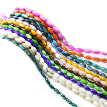 Hot Sale 15" Strand Natural mop shell Spacer beads for Bracelet and Necklace Jewelry Making DIY Mix Color Whosalese 2024 - buy cheap