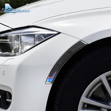 Airspeed 2pcs Carbon Fiber Wheel Protector Car Bumper Sticker Car Anti-collision Strips for BMW E90 E60 E84 F10 F07 F30 F34 F01 2024 - buy cheap