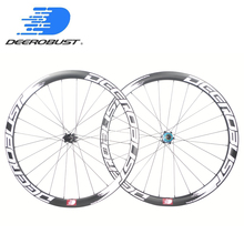 Yuniper 700C 25mm Wider Tubular Asymmetric Road Disc Cyclocross Bicycle Carbon Wheels CX Bike Wheel set 24 Holes UD Matte XDR 2024 - buy cheap