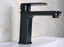 Cuarto de baño negro aceite frotado Grifo de lavabo de latón de un baño con lavabo grifo mezclador frío y caliente agua Nnf665 2024 - compra barato