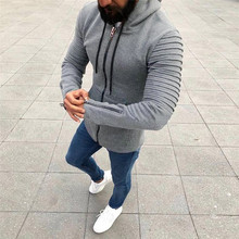 Men's Jacket Hooded Sportswear Men Jacket Autumn Casual Zipper Coat Slim Fit Pullovers Outwear Hoodies Blouse Hip Hop Streetwear 2024 - buy cheap