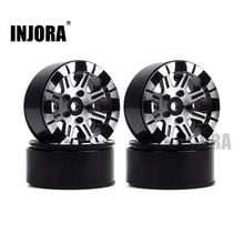 INJORA 4PCS Metal Alloy 1.9 Inch Beadlock Wheel Rim for 1/10 RC Crawler Traxxas TRX4 Axial SCX10 AXI03007 D90 1.9'' Wheel Hub 2024 - buy cheap